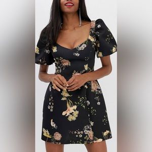 ASOS Floral Neoprene Dress